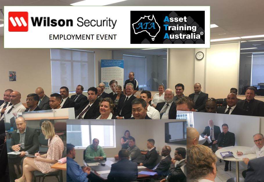 wilson security employment event hosted at asset training australia